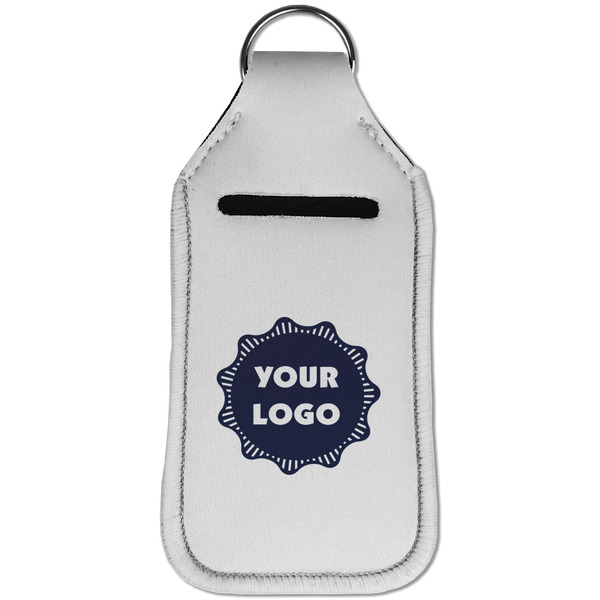 Logo Sanitizer Holder Keychain - Large (Front)