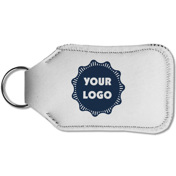 Logo Sanitizer Holder Keychain - Small (Back)