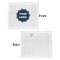 Logo Security Blanket - Front & White Back View
