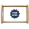 Logo Natural Wooden Tray - Small