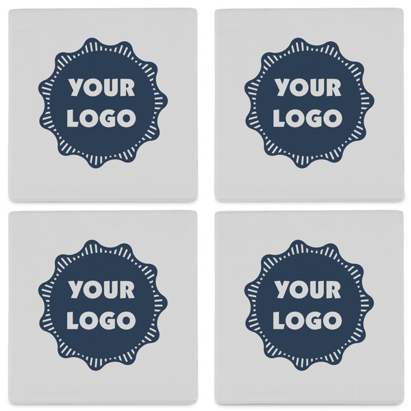 Logo Set of 4 Stone Coasters - See All 4 View