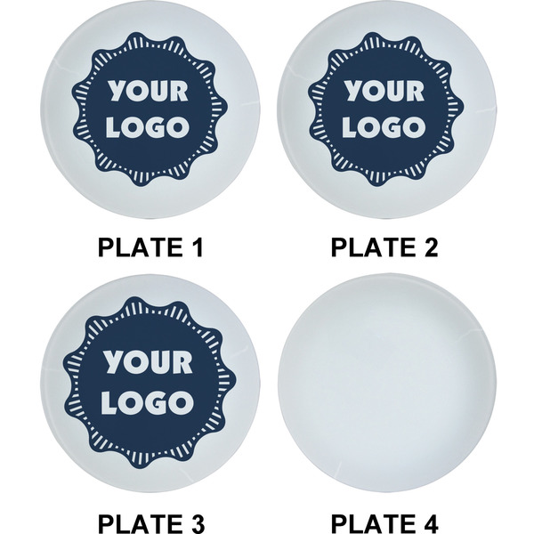 Logo Set of Appetizer / Dessert Plates (Approval)