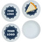 Logo Set of Appetizer / Dessert Plates