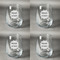Logo Set of Four Personalized Stemless Wineglasses (Approval)