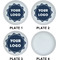 Logo Set of Lunch / Dinner Plates (Approval)