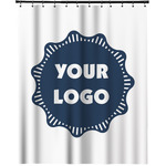 Logo Extra Long Shower Curtain - 70" x 83"
