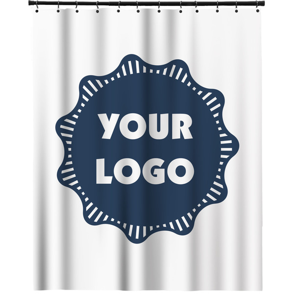 Custom Logo Extra Long Shower Curtain - 70" x 83"