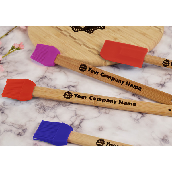 Logo Silicone Brush - Red - Lifestyle