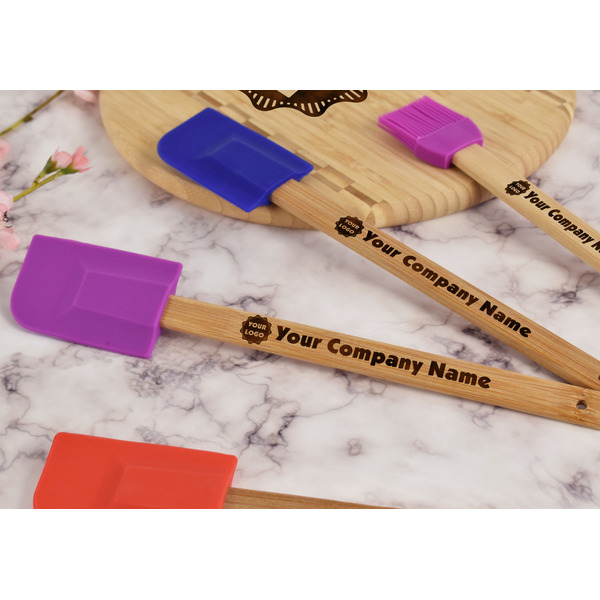 Logo Silicone Spatula - Purple - Lifestyle