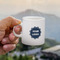 Logo Single Shot Espresso Cup - Lifestyle in Hand