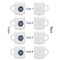 Logo Single Shot Espresso Cup - Set of 4 - Front & Back