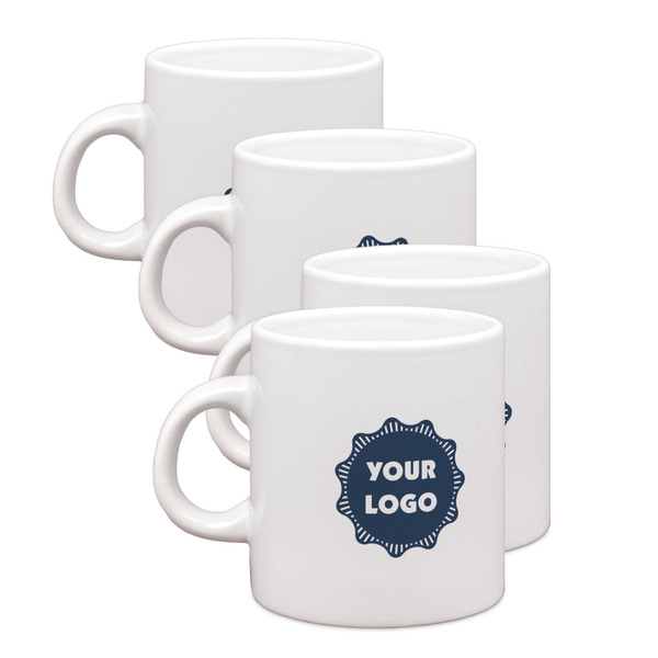 Custom Logo Single Shot Espresso Cups - Set of 4