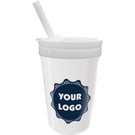 Logo Sippy Cup with Straw