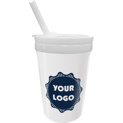 Logo Sippy Cup with Straw