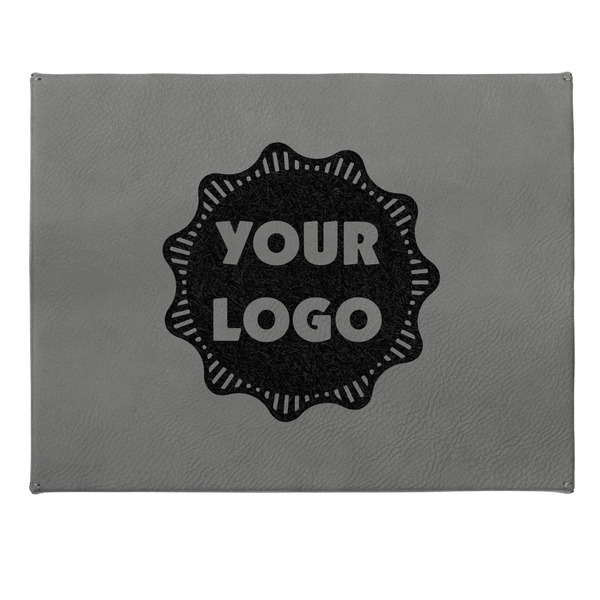 Logo Small Engraved Gift Box with Leather Lid - Approval