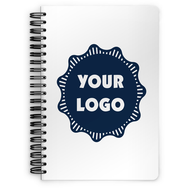 Custom Logo Spiral Notebook - 7" x 10"