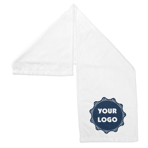 Logo Sports Towel Folded - Both Sides Showing