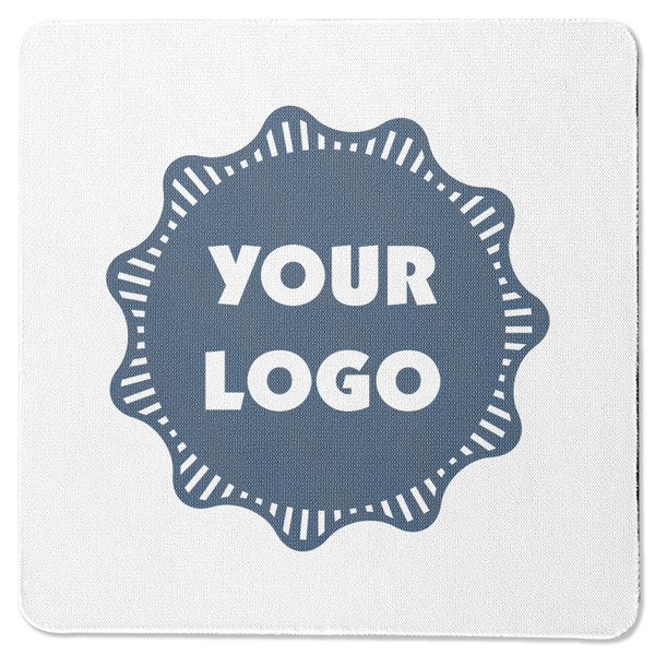 Custom Logo Square Rubber Backed Coaster - Single