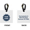 Logo Square Luggage Tag (Front + Back)