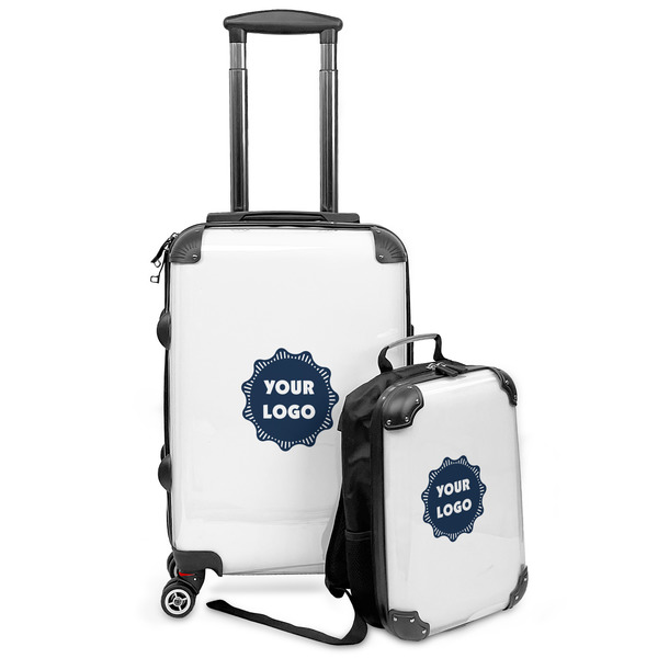 Custom Logo Kids 2-Piece Luggage Set - Suitcase & Backpack