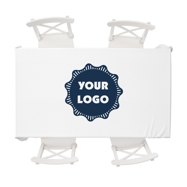 Custom Logo Tablecloth - 58" x 102"