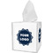 Logo Tissue Box Cover - Angled View