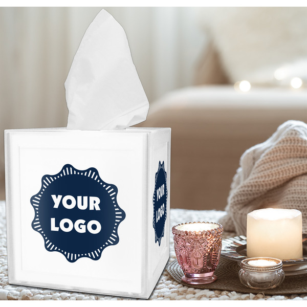 Logo Tissue Box - Lifestyle