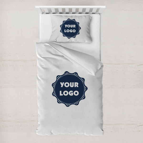 Custom Logo Toddler Bedding Set - With Pillowcase