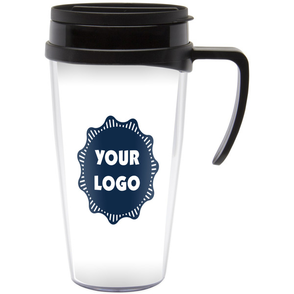 Custom Logo Acrylic Travel Mug with Handle