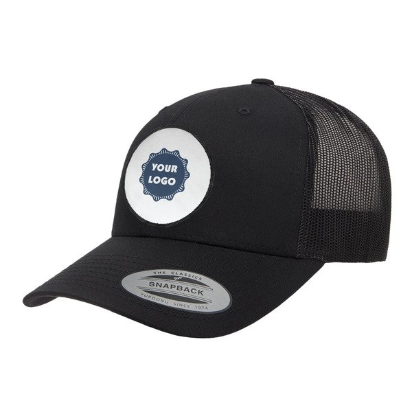 Custom Logo Trucker Hat - Black