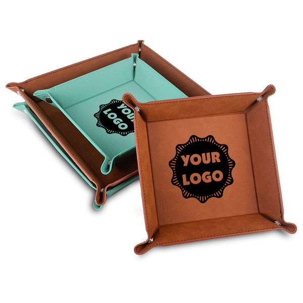 Custom Logo Faux Leather Dice Tray