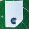 Logo Waffle Weave Golf Towel - In Context