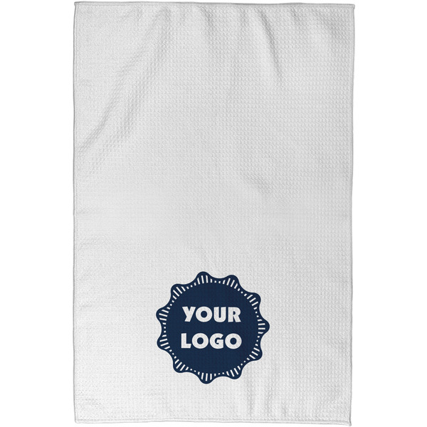 Logo Waffle Weave Towel - Full Color Print - Approval Image