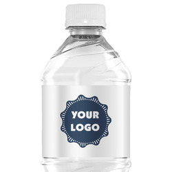 Logo Water Bottle Labels - Custom Sized