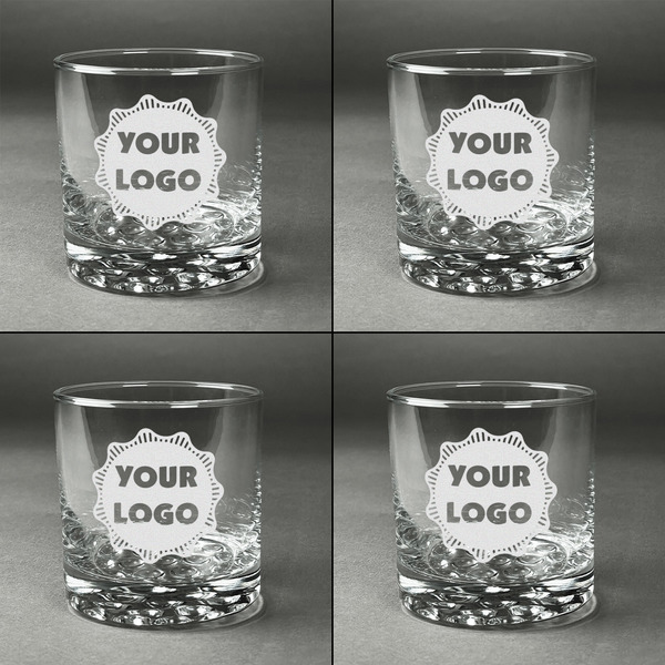 Logo Whiskey Glasses - Set of 4 - Front