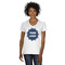 Logo Women's V-Neck T-Shirt - White