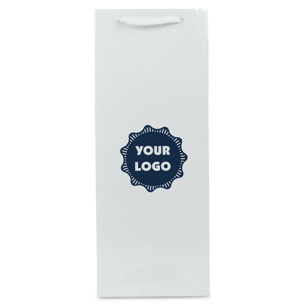 Logo Wine Gift Bag - Gloss - Front