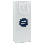 Logo Wine Gift Bags - Gloss