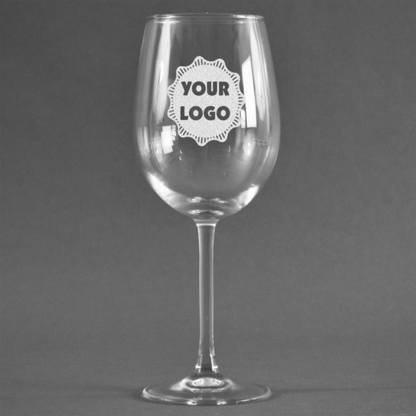 Custom Logo Wine Glass - Laser Engraved