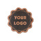 Logo Wooden Sticker Medium Color - Main
