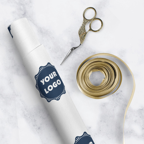 Logo Wrapping Paper Roll - Matte - In Context