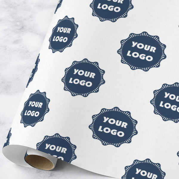 Custom Logo Wrapping Paper Roll - Large - Matte