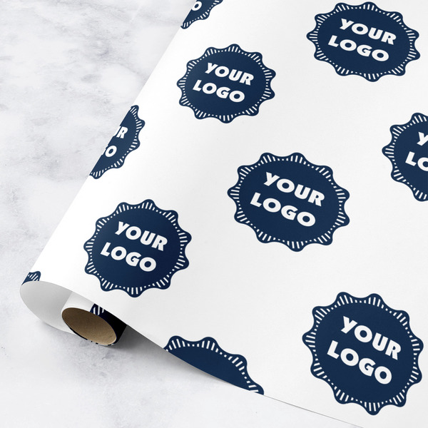 Custom Logo Wrapping Paper Roll - Small - Satin