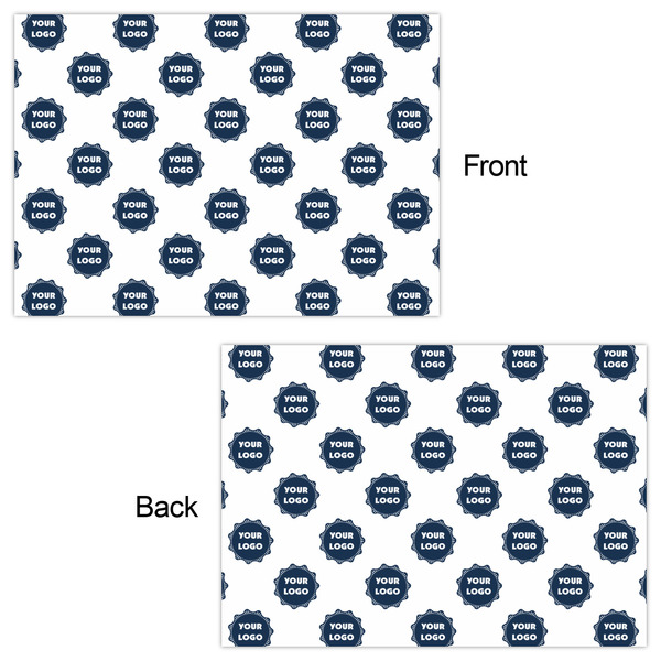 Logo Wrapping Paper Sheet - Double Sided - Front & Back