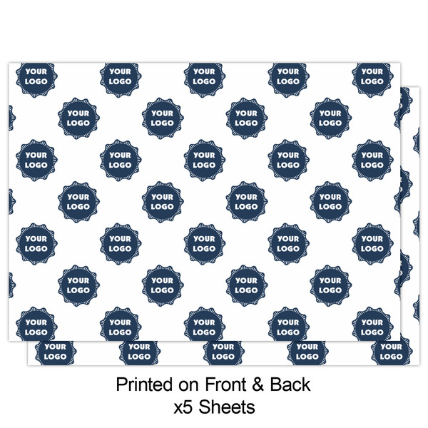 Logo Wrapping Paper Sheet - Double Sided - Front