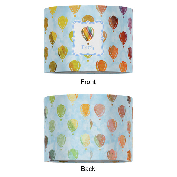 Watercolor Hot Air Balloons 12" Drum Lampshade - APPROVAL (Fabric)