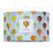 Watercolor Hot Air Balloons 12" Drum Lampshade - FRONT (Fabric)