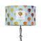 Watercolor Hot Air Balloons 12" Drum Lampshade - ON STAND (Fabric)