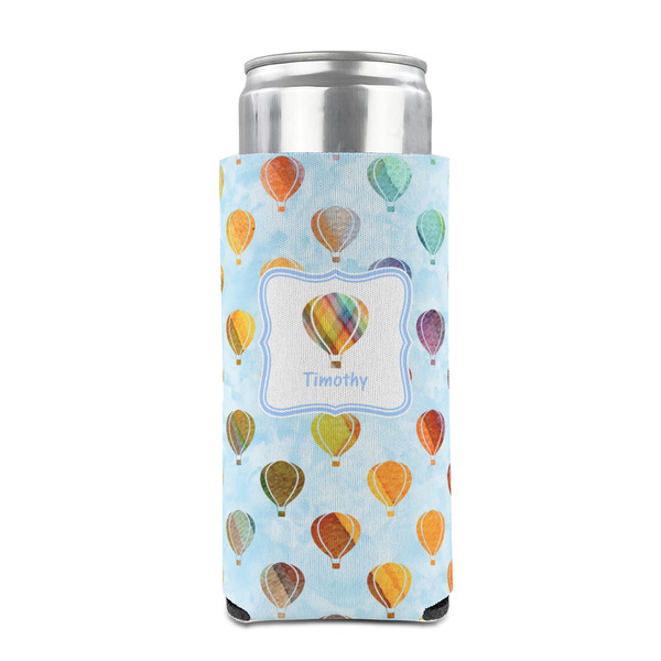 Watercolor Hot Air Balloons 12oz Tall Can Sleeve - FRONT (on can)