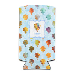 Watercolor Hot Air Balloons Can Cooler (tall 12 oz) (Personalized)